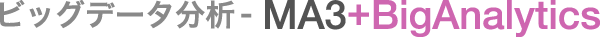 ビッグデータ分析 - MA3+BigAnalytics